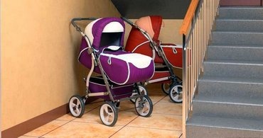 Способы хранения детской коляски